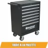 DRAKKAR 7 fiókos szerszámkocsi, 680x460x1005 mm (09144)