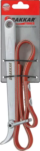 DRAKKAR bőrszalagos olajszűrőkulcs, legfeljebb 110 mm (09188)