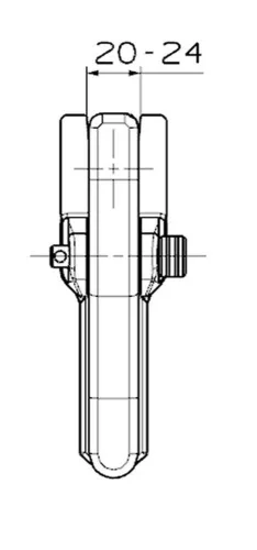 DRAKKAR négyállású gömbfejkinyomó személy- és kisteherautóhoz, 20/24 mm (09189)