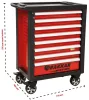 DRAKKAR 8 fiókos szerszámkocsi, ABS munkalappal, 770x465x970 mm (09203)