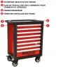 DRAKKAR 8 fiókos szerszámkocsi, ABS munkalappal, 770x465x970 mm (09203)
