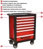 DRAKKAR 7 fiókos szerszámkocsi, ABS munkalappal, 770x460x970 mm (09217)