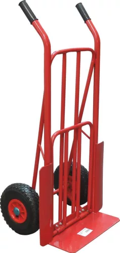 DRAKKAR molnárkocsi lehajtható rakodólappal és felfújható kerekekkel, 250 kg (09464)