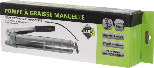 STILKER kézi zsírzó tömlővel, fejjel és töltőszeleppel (10278)