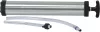 DRAKKAR acél olajfecskendő 300 mm tömlővel és merev csőrrel, 500 ml (10371)