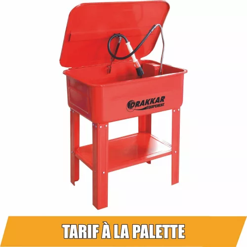 DRAKKAR álló fém alkatrészmosó, 75 l, 230 V (10597)