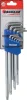 DRAKKAR extra hosszú furatos Torx L-kulcskészlet, T10–T50, 9 db (10667)