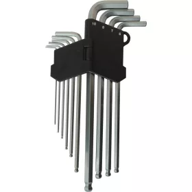   DRAKKAR extra hosszú imbuszkulcskészlet, 1,5–10 mm, 10 db (10706)
