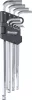 DRAKKAR extra hosszú imbuszkulcskészlet, 1,5–10 mm, 10 db (10707)