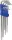DRAKKAR extra hosszú Torx L-kulcskészlet, T10–T50, 9 db (10718)