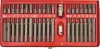 DRAKKAR 10 mm bitszerszámkészlet XZN/imbusz/Torx fejekkel fémdobozban, 40 db (10751)