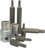 DRAKKAR 10 mm bitszerszámkészlet XZN/imbusz/Torx fejekkel fémdobozban, 40 db (10751)