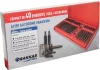 DRAKKAR 10 mm bitszerszámkészlet XZN/imbusz/Torx fejekkel fémdobozban, 40 db (10751)