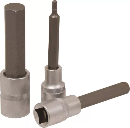 DRAKKAR imbusz bitdugókulcskészlet, 1/2 col, 4–17 mm, 8 db (10753)