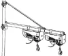 DRAKKAR forgatható teleszkópos tartókar emelőhöz, 250/600 kg (10810)