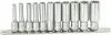 DRAKKAR hosszú dugókulcskészlet, 1/4 col, 4–13 mm, 11 db (10826)