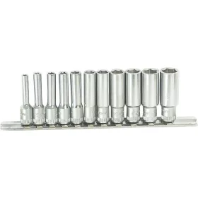   DRAKKAR hosszú dugókulcskészlet, 1/4 col, 4–13 mm, 11 db (10826)