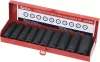 DRAKKAR gépi hosszú dugókulcskészlet, 1/2 col, 11–24 mm, 10 db (10832)