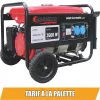 DRAKKAR egyfázisú benzines AVR áramfejlesztő kerékkészlettel, 3500 W, 7,5 LE (11019)