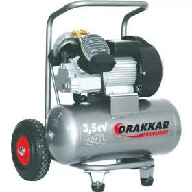   DRAKKAR közvetlen hajtású kompresszor, 24 l, 8 bar, 3,5 LE, 230 V (11125)