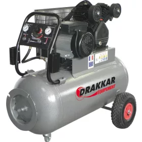   DRAKKAR szíjhajtású kompresszor, 100 l, 9 bar, 3 LE, 230 V (11210)