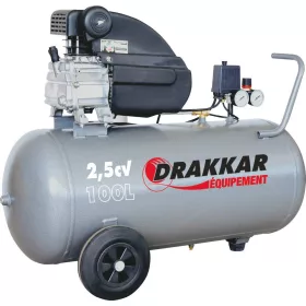 DRAKKAR kompresszor, 100 l, 8 bar, 2,5 LE, 230 V (11232)
