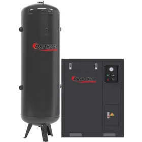   DRAKKAR csendes telepített szíjhajtású kompresszor, 500 l, 400 V, álló tartállyal (11240)