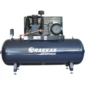   DRAKKAR telepített szíjhajtású kompresszor, 500 l, 400 V (11256)