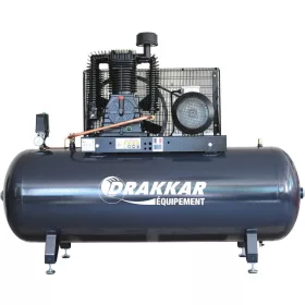   DRAKKAR telepített szíjhajtású kompresszor, 500 l, 400 V (11257)