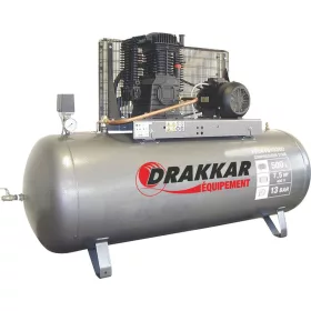  DRAKKAR telepített szíjhajtású kompresszor, 500 l, 400 V (11258)