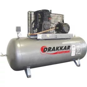  DRAKKAR telepített szíjhajtású kompresszor, 500 l, 400 V (11259)