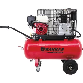   DRAKKAR mobil benzinmotoros kompresszor, 100 l, 5 LE, Honda motorral (11262)