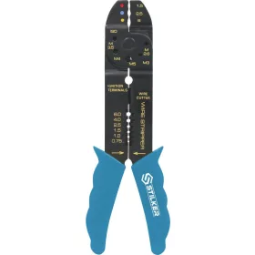   STILKER krimpelőfogó szigetelt sarukhoz, PVC markolat, 200 mm (12612)