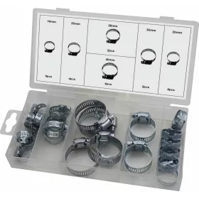   STILKER perforált horganyzott acél tömlőbilincs-készlet, 9 mm, 16–40 mm, 26 db (12912)