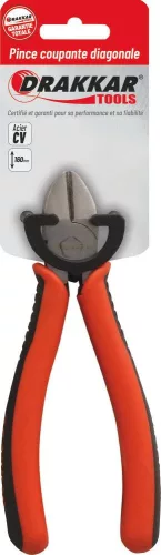 DRAKKAR oldalcsípő fogó kétkomponensű markolattal, 160 mm (13743)