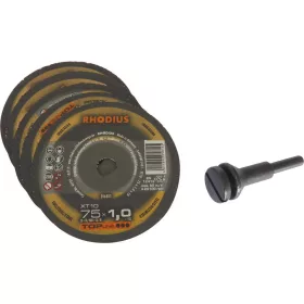   DRAKKAR csiszolókorong-tartó 5 db 76 mm koronggal, 6 mm szár (14151)