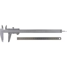   DRAKKAR tolómérő mélységmérővel és vonalzóval, 200 mm, 0,05 mm (14402)