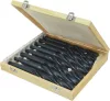 DRAKKAR hengerelt MK3 kúpos fúrószárkészlet fadobozban, 24–31 mm, 8 db (14897)