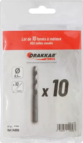 DRAKKAR köszörült HSS fémfúró (14956)