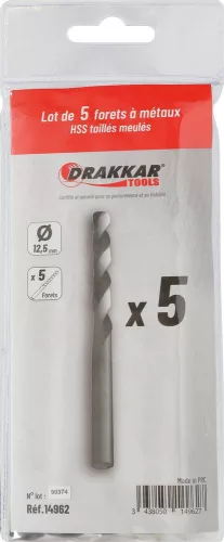 DRAKKAR köszörült HSS fémfúró (14962)