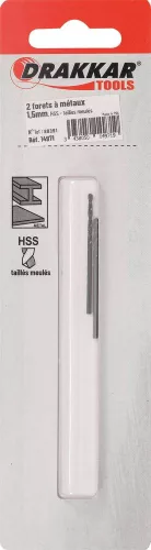 DRAKKAR köszörült HSS fémfúró (14971)