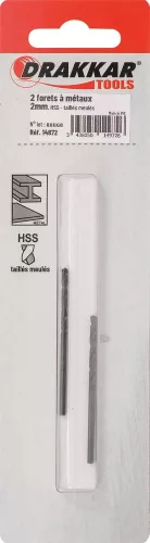 DRAKKAR köszörült HSS fémfúró (14972)
