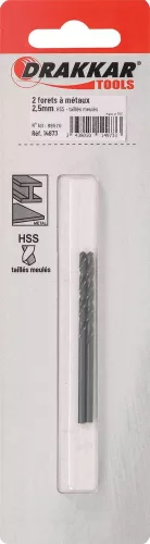 DRAKKAR köszörült HSS fémfúró (14973)