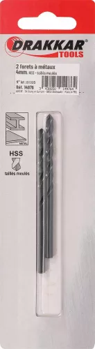 DRAKKAR köszörült HSS fémfúró (14976)