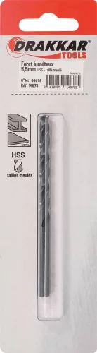 DRAKKAR köszörült HSS fémfúró (14979)