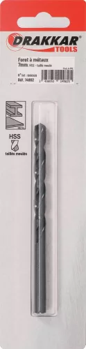 DRAKKAR köszörült HSS fémfúró (14982)