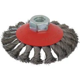 DRAKKAR csavart szálú fazékkefe, M14, 100 mm (15500)
