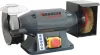 DRAKKAR asztali köszörű köszörűkoronggal és kefével, Ø150 mm, 230 V, 520 W (15526)