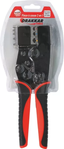 DRAKKAR automata krimpelőfogó szigetelt és szigeteletlen sarukhoz, 230 mm (17991)