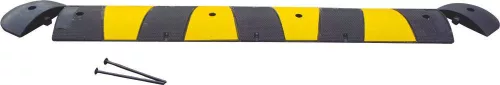 DRAKKAR sárga/fekete gumi fekvőrendőr, 1830 × 300 × 45 mm (18150)